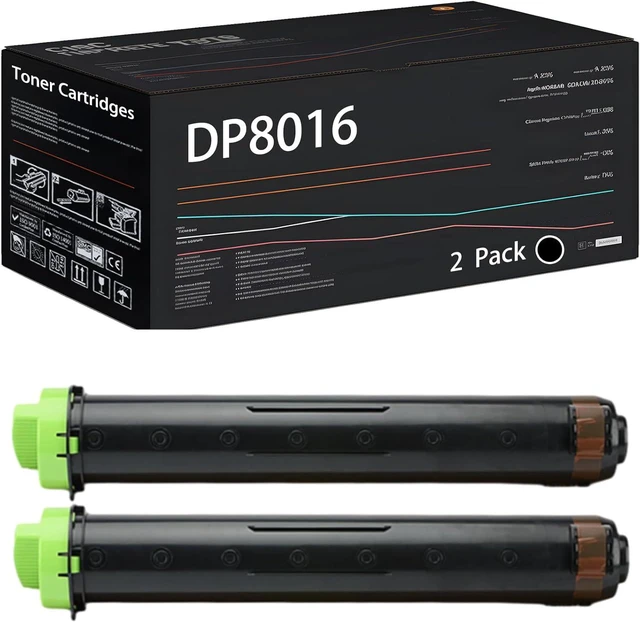 Main image of Compatible with Panasonic DP8016 Toner Cartridges Work for Panasonic DP1520P DP1820E DP1820P DP8016 DP8016P DP8020 DP8020P DP8020E Printers (2-Pack Black)