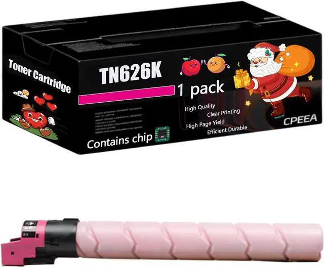 Main image of Compatible for Konica Minolta TN626K TN626C TN626M TN626Y Toner Cartridge Work for Konica Minolta bizhub 451i 551i 651i C450i C550i Printers (1 Pack Magenta)