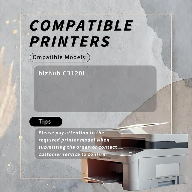 Alt view image 2 of 7 - TNP-92 Toner Cartridges Compatible for Konica Minolta bizhub C3120i Printers, Office Printing is Easy Clear Smooth (2 Pack Black)