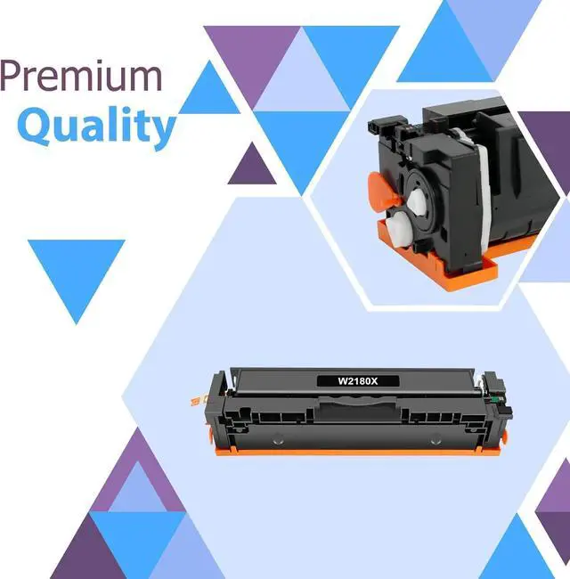 Alt view image 3 of 7 - 218X W2180X High Yield Toner Cartridge 2 Pack Color Laser Jet Pro MFP 3301fdw Compatible for HP 218X 218A W2180X Toner Set for Color Pro 3201dw MFP 3301cdw 3301fdw 3301sdw 3201 3301 Printer
