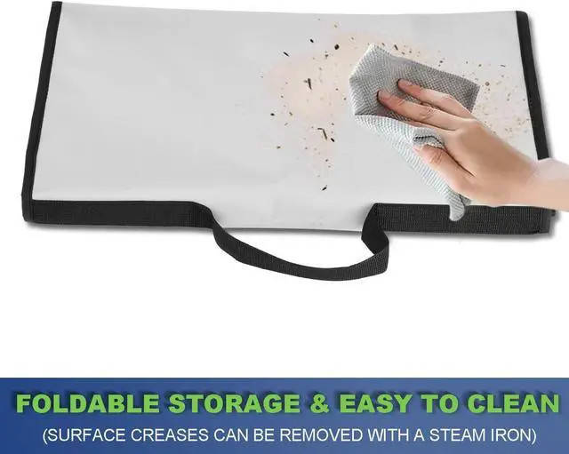 Alt view image 6 of 7 - Printer Dust Cover Waterproof Anti-Static Dustproof Heavyweight Printer Cover Case for Canon MegaTank G3270 All-in-One Wireless Inkjet Printer (19.3×13.8×7.9in) (Silver)