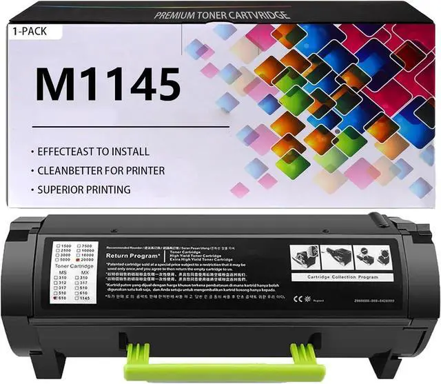 Main image of M1145 Toner Cartridge Compatible for Lexmark 24B6035 M1145 Toner Cartridges for Lexmark M1145 XM1145 Printers, 1 Pack