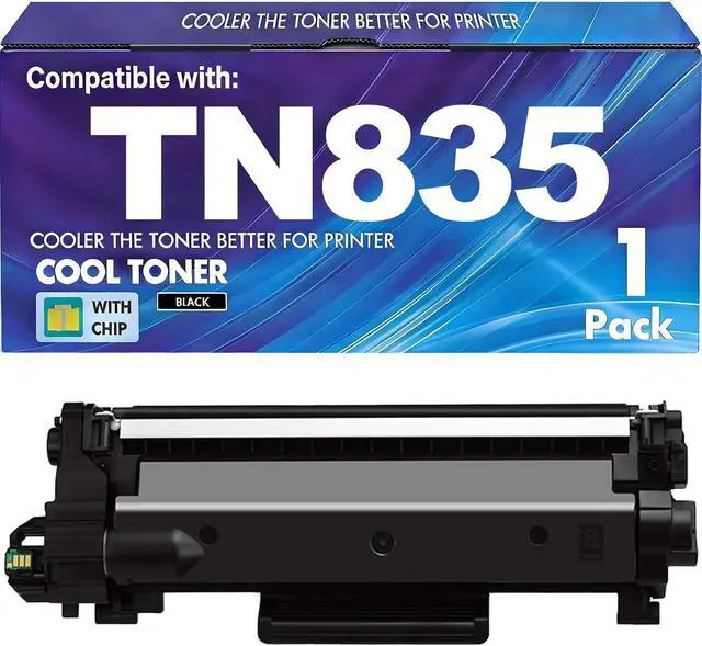 Main image of Compatible TN835 Toner Cartridge with Chip - High Yield 5000 Pages, Fits for Brother HL-L2865dw MFC-2980dw.(Black)