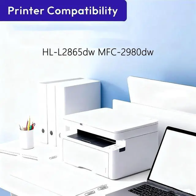 Alt view image 2 of 6 - Compatible TN835 Toner Cartridge with Chip - High Yield 5000 Pages, Fits for Brother HL-L2865dw MFC-2980dw.(Black)