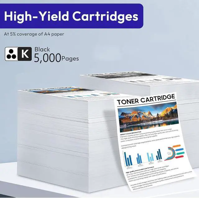Alt view image 3 of 6 - Compatible TN835 Toner Cartridge with Chip - High Yield 5000 Pages, Fits for Brother HL-L2865dw MFC-2980dw.(Black)