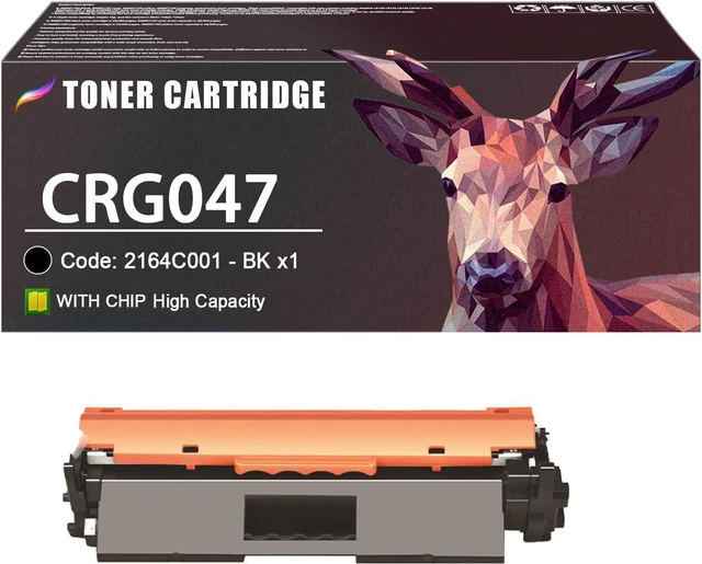 Main image of CRG047 Toner Cartridge Compatible for Canon 047 CRG-047 2164C001 Toner Cartridges Work for Canon LBP113w MF113w LBP110 MF110 LBP112 MF112 Printers