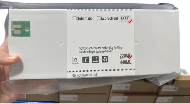 Main image of Compatible for Roland BY-20 BN-20D DTF Ink Cartridge 220ML 6-Color Set with Chip(1 WH dtf Cartridge)