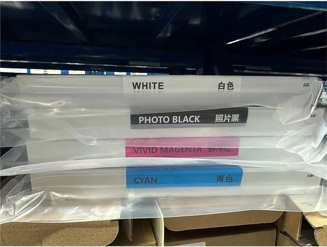 Alt view image 2 of 6 - Compatible for Roland BY-20 BN-20D DTF Ink Cartridge 220ML 6-Color Set with Chip(1 WH dtf Cartridge)