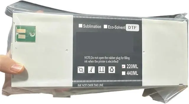 Alt view image 4 of 6 - Compatible for Roland BY-20 BN-20D DTF Ink Cartridge 220ML 6-Color Set with Chip(1 WH dtf Cartridge)