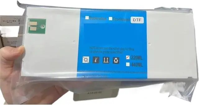 Alt view image 5 of 6 - Compatible for Roland BY-20 BN-20D DTF Ink Cartridge 220ML 6-Color Set with Chip(1 WH dtf Cartridge)