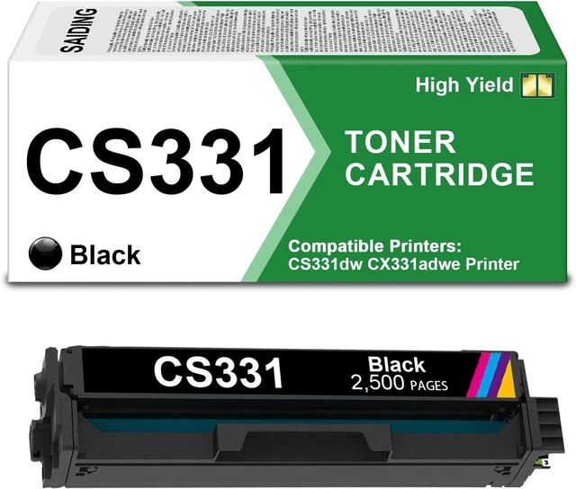 Main image of CS331 Toner Cartridge 20N10K0 Black Toner Replcement for Lexmark CS331 CS331dw CX331adwe CS431dw CX431adw Printer(1-Pack,1,500 Pages)