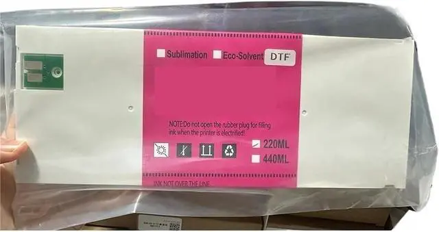 Alt view image 6 of 6 - Compatible for Roland BY-20 BN-20D DTF Ink Cartridge 220ML 6-Color Set with Chip(1 WH dtf Cartridge)