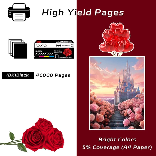 Alt view image 3 of 7 - TN-714 Toner Cartridges Compatible with Konica Minolta bizhub 750i Printers - High Yield 46000 Pages - Vibrant Colors (Black)
