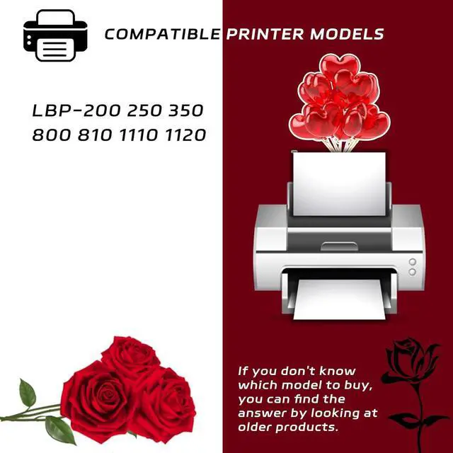 Alt view image 2 of 7 - EP-22 Toner Cartridges Compatible for Canon LBP-200 250 350 800 810 1110 1120 Printers, with Chip, High Yield 3000 Pages, Clear Printing (Black)
