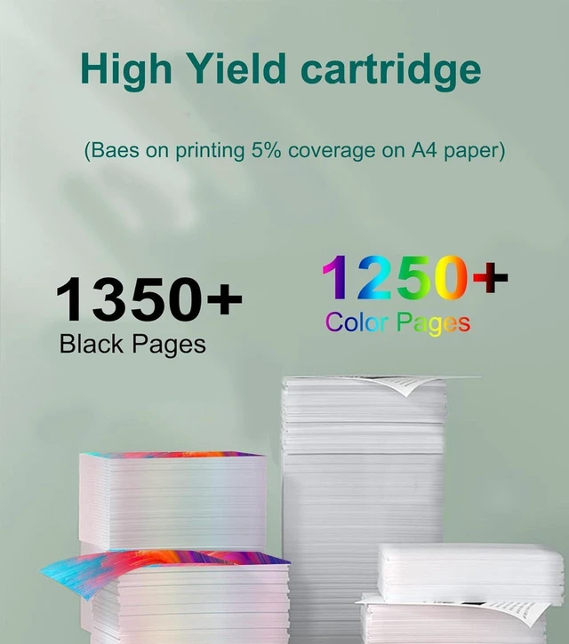 Alt view image 3 of 7 - 206A Toner Cartridges 4 Pack (with Chip) Compatible Replacement for HP 206A 206X for Color Laserjet Pro MFP M283fdw M283cdw M283fdn M282nw Pro M255dw M255nw M283 M255 Printer W2110A W2110X High Yield