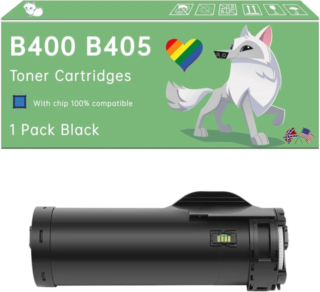 Main image of Compatible with Xerox B400 B405 Toner Cartridges Work for Xerox VersaLink B400 B400n B400dn B405 B405dn Printers, with Chip, High Yield 34600 Pages, Exceptional Color Accuracy (1 Pack Black)