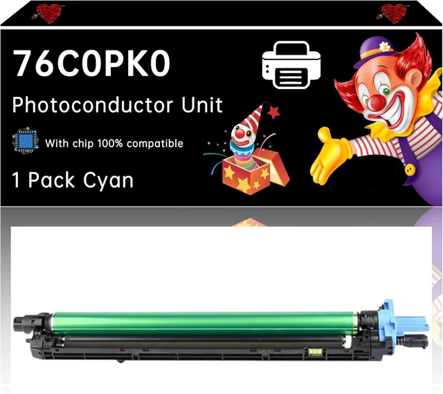Main image of 76C0PK0 76C0PV0 Photoconductor Unit Compatible with Lexmark CX923dte CX923dxe CX924dte CX924dxe CS921de CS923de CX920de CX921de Printers (1 Pack Cyan)