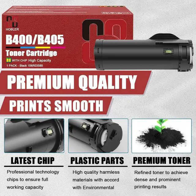 Alt view image 4 of 7 - B400 B405 Toner Cartridges Compatible for Xerox 106R03585 Toner Cartridge Work for Xerox VersaLink B400 B405 B400DN B400N B405N B405DN Printers