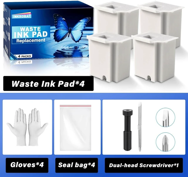Alt view image 5 of 6 - Waste Ink Pad Replacement with Reset Software for Ecotank ET-2800 ET-4800 ET-2720 ET-2803 ET-2400 ET-4700 ET2800 2800 4800 2720 2803 2400 4700 Printer, Maintenance Box with Reset Software (4 Pack)