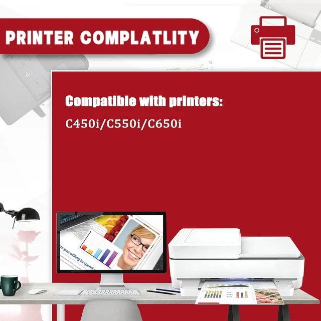Alt view image 2 of 7 - TN626 Toner Cartridge Compatible for Konica Minolta TN-626 ACV1230 Yellow Toner Cartridges Work for Konica Minolta Bizhub C450i C550i C650i Printers