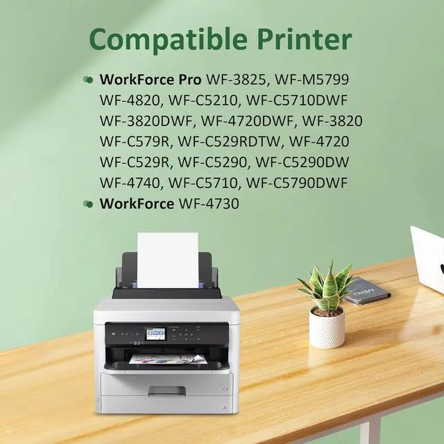 Alt view image 2 of 7 - T6715 T6716 Ink Maintenance Box Cartridge Replacement for Workforce Pro WF-3820 WF-4820 EC-4020 WF-4830 WF-4720 WF-4834 WF-4734 WF-4730 WF-4740 EC-4030 WF-M5799 WF-C5710 (8-Pack)