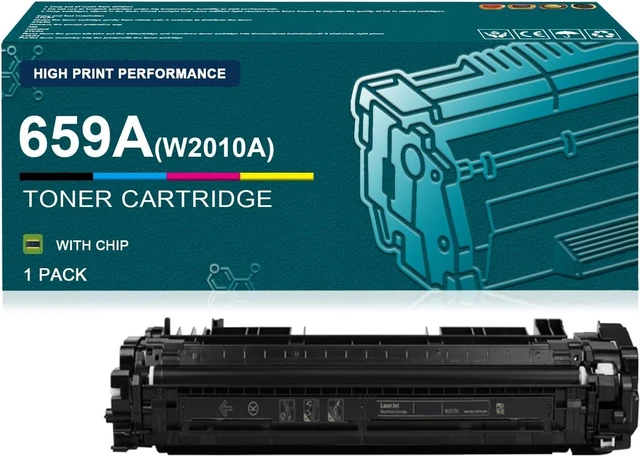 Main image of 659A W2010A Toner Cartridge with Chip Replacement for HP 659A W2010A W2011A W2012A W2013A Toner Cartridge for Color Laser Enterprise MFP M776 M856x M856dn M776z M776dn Printers