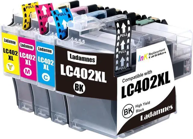 Main image of LC402XL Compatible Ink Cartridge Replacement for Brother LC402 Ink Cartridge LC402XL High Yield Work with MFC-J5340DW MFC-J6540DW MFC-J6940DW Printer (1 Black, 1 Cyan, 1 Magenta, 1 Yellow, 4 Pack)