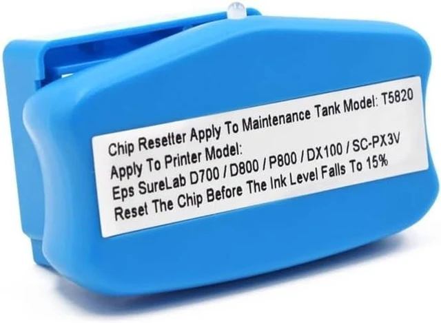 Alt view image 2 of 6 - T5820 C13T58200 Maintenance Box Chip Resetter for D700 D-700 D 700 Printer Fuji DX100 DX-100