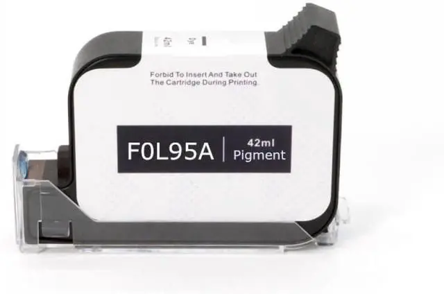 Main image of Handheld Pigment Black Ink Cartridge F0L95A 1x Compatible with Printer Models TIJ2 5 Handheld Printer Replacement F0L95A