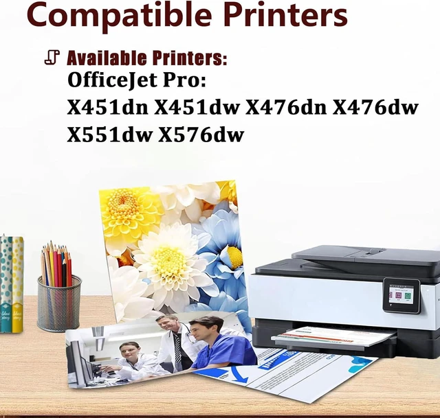 Alt view image 2 of 7 - 970XL/971XL Ink Cartridges Replacement for HP 970XL 971XL 970 XL 971 XL Ink Cartridge Combo Pack Work for HP OfficeJet 6600 6100 6700 7110 7610 7612 7510 Printers