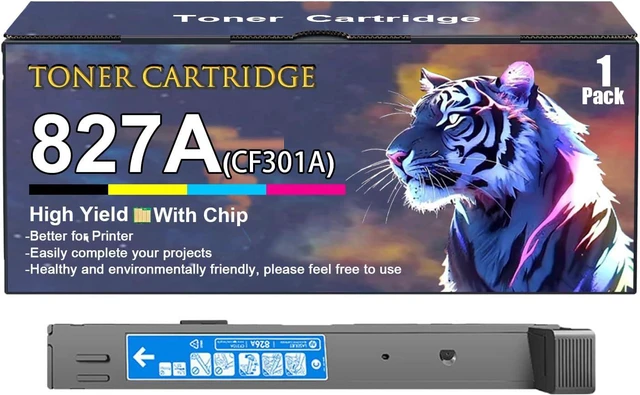 Main image of 827A Toner Cartridges Replacement for HP 827A CF300A CF301A CF302A CF303A Toner Cartridge Work for HP LaserJet M880z+ M880z M880z+NFC Printers