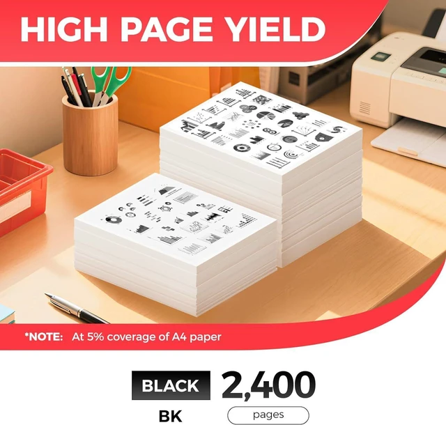 Alt view image 3 of 6 - 137 Black Toner Cartridge 2-Pack Replacement for Canon 137 CRG-137 for ImageCLASS LBP151dw D570 MF236n MF247dw MF249dw MF232w MF242dw MF244dw MF216n MF227dw MF212w MF210 MF220 MF230 MF240 Printer Ink