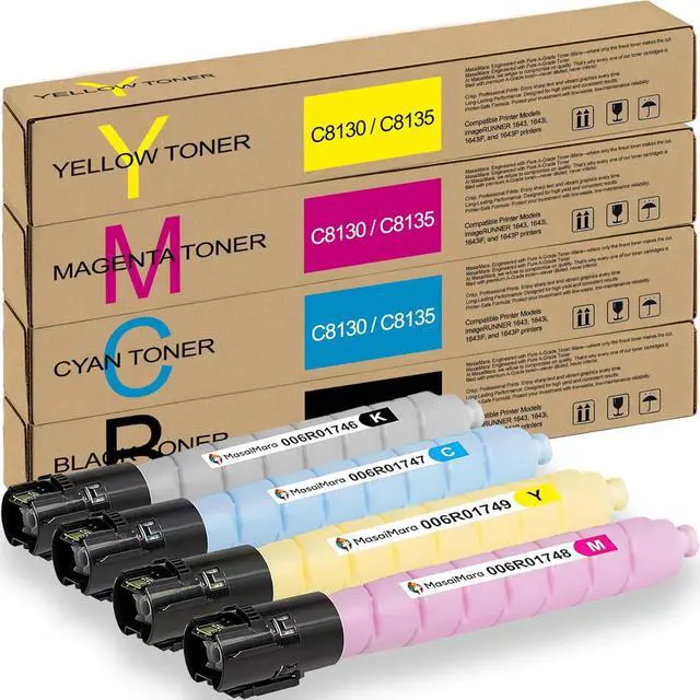 Main image of MasaiMara C8130 C8135 Compatible Toner Cartridges Replacement for Xerox AltaLink C8130 C8135 C8145 C8155 C8170 Printer(Black, Cyan, Magenta, Yellow, 4-Pack)