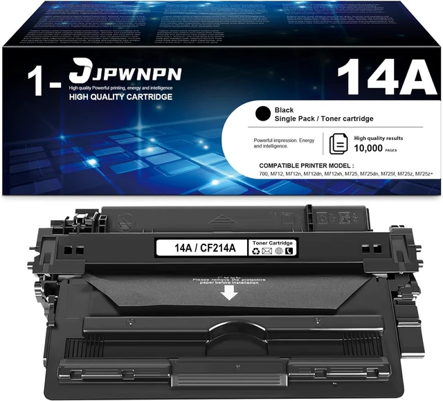 Main image of 14A CF214A Black Toner Cartridge Replacement Compatible for HP Laserjet 700 M712 M712n M712dn M712xh M725 M725dn M725f M725z M725z+ Printer (1-Pack, Black)