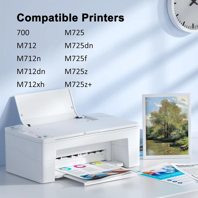 Alt view image 2 of 6 - 14A CF214A Black Toner Cartridge Replacement Compatible for HP Laserjet 700 M712 M712n M712dn M712xh M725 M725dn M725f M725z M725z+ Printer (1-Pack, Black)