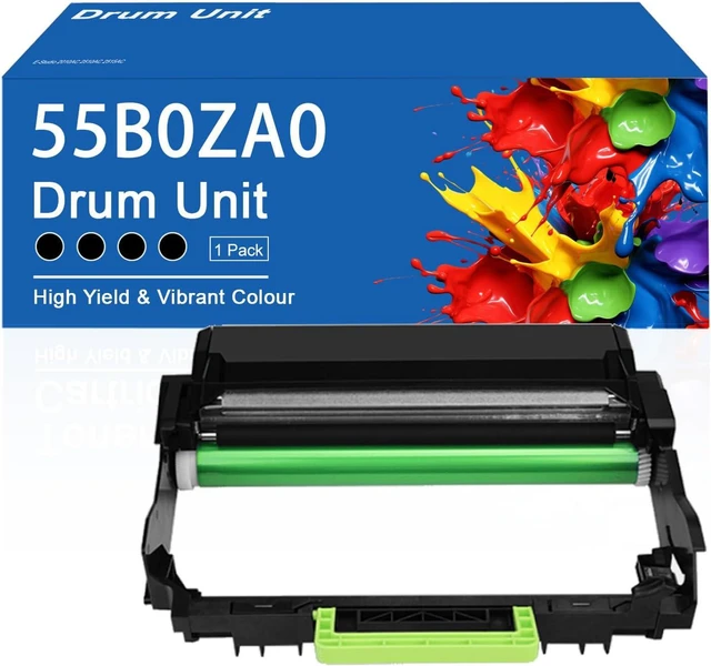 Main image of 55B0ZA0 Drum Units Compatible for Lexmark 55B0ZA0 Black Imaging Drum Unit Work for Lexmark MS331 MX331 MS431 MX431 B3340 B3442 M1342 MB3442 Printers (40,000 Pages)