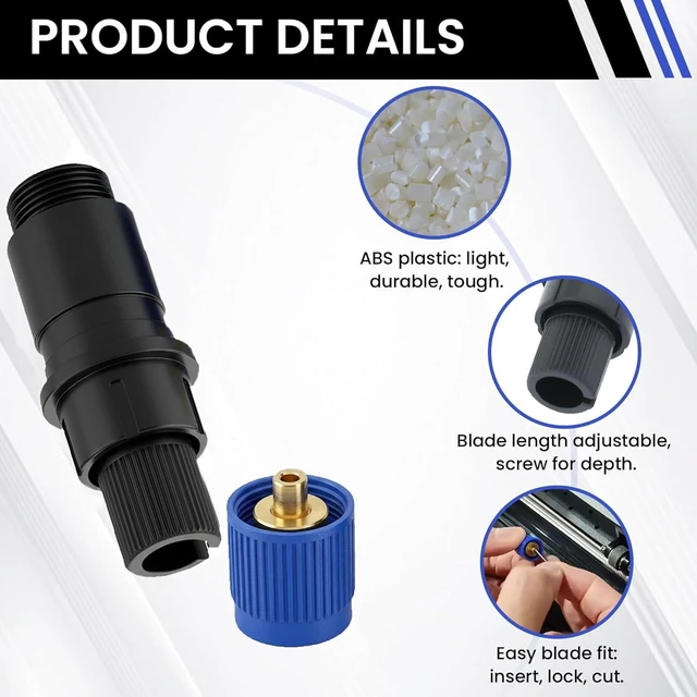 Alt view image 3 of 7 - CB09 CB09U Blade Holder for Graphtec Cutter Plotter, Compatible with 30° 45° 60° Blades for Desktop Plotters (Blade Holder Only, No Blades)