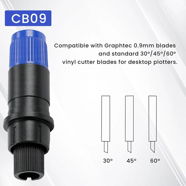 Alt view image 4 of 7 - CB09 CB09U Blade Holder for Graphtec Cutter Plotter, Compatible with 30° 45° 60° Blades for Desktop Plotters (Blade Holder Only, No Blades)