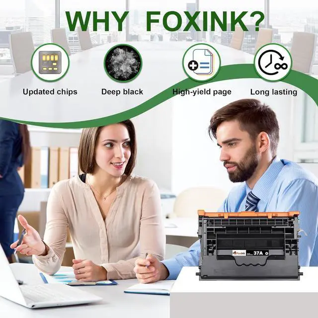 Alt view image 5 of 7 - 37A Black Toner Cartridge | Replacement for HP CF237A Toner Cartridge Works with Enterprise M607 M607n M607dn M608 M608n M608dn M608x M608dh M609 M609x M609dn M609dh M631 M632 M633 Printer