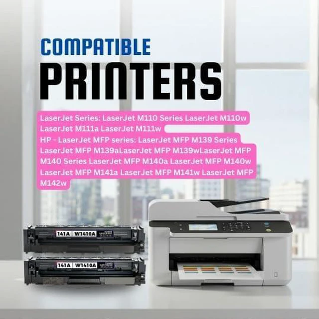 Main image of Ink House Compatible Toner Cartridge for HP 141A / W1410A Black (950 Pages, with Chip) Laser Toner Replacement for HP LaserJet M110, M111 & MFP M139, M140, M141, M142 Series Printers