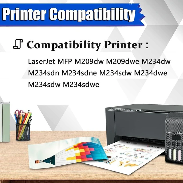 Alt view image 2 of 7 - 135X W1350X Black Toner Cartridge for HP Laserjet MFP M209dw M209dwe M234dw M234sdn M234sdne M234sdw M234dwe M234sdw M234sdwe Printer,Black-1 Pack