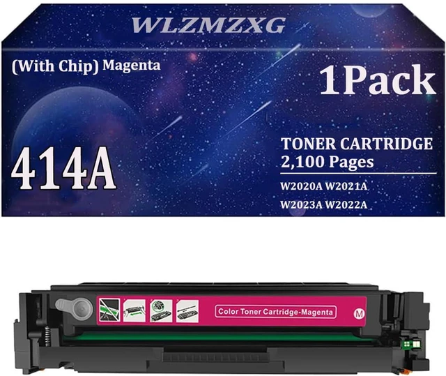 Main image of 414A Toner Cartridge Replacement for HP W2020A W2021A W2023A W2022A Compatible with Laser Jet Pro M454DN M454DW M454NW MFP M479DW M479FNW M479FDW Printer-Magenta