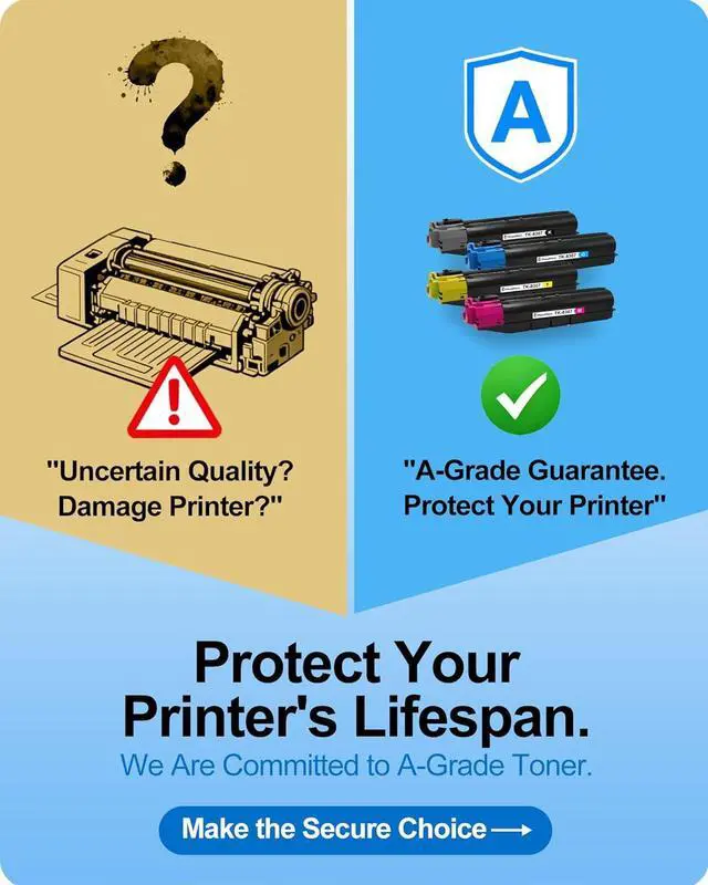 Alt view image 2 of 7 - MasaiMara TK-8307 TK8307 High Yield Toner Cartridges Replacement for Kyocera Taskalfa 3050ci 3550ci 3051ci 3551ci Printer TK-8307K TK-8307C TK-8307M TK-8307Y Black, Cyan, Magenta, Yellow, 4-Pack
