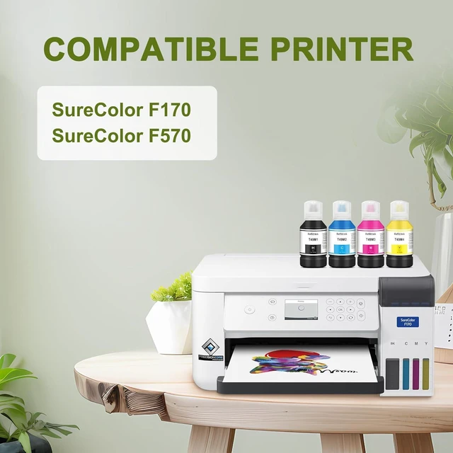 Alt view image 3 of 7 - T49M Sublimation Ink T49M1 T49M2 T49M3 T49M4 Autofill Compatible for SureColor F170 F570