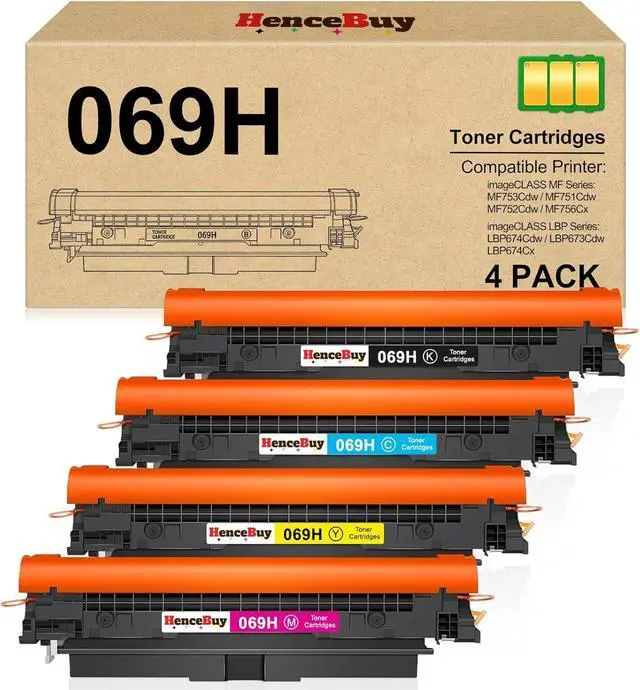 Main image of Compatible 069H Toner Cartridges Set (4-Pack,BK/C/M/Y)