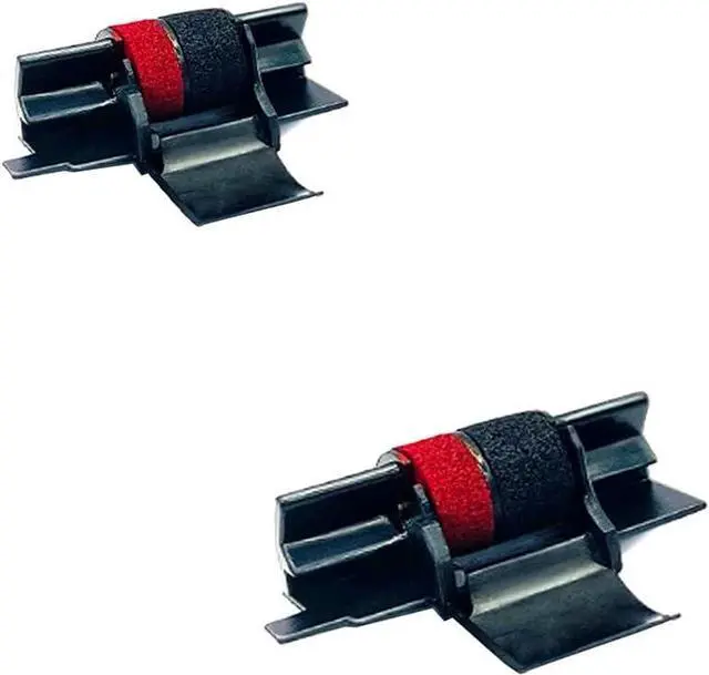 Alt view image 3 of 4 - Calculator Ink Roller Black/Red IR-40T CP13 for Canon P23-DH V, P23-DHV-3, P27-DH for Casio HR100TM,EA772R and More