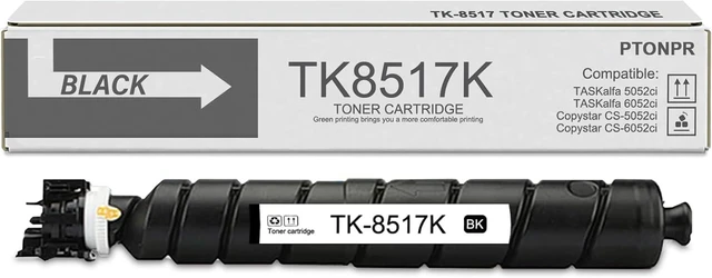 Main image of TK-8517 TK8517 Toner Cartridge (1-Pack, Black) Compatible TK-8517K Toner Cartridge (Up to 30,500 Pages) Replacement for Kyocera Copystar CS-5052ci CS-6052ci & TASKalfa 5052ci 6052ci Printer