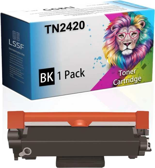 Main image of Compatible for Brother MFC-L2750DW L2730DW L2710DW L2710DN MFC-L2770DW DCP-L2350DW DCP-L2510D Printers, TN2420 Toner Cartridge, Ultra-High Print Page Count with Chip 3000 Pages (Black)