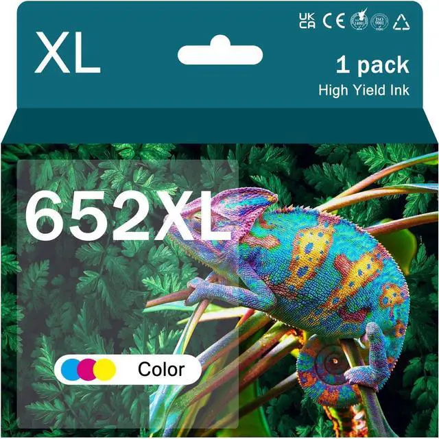 Main image of 652XL Printer Ink Cartridge High Yield Replacement for HP 652 XL for Deskjet Ink Plus Inkadvantage 4175 4178 6078 6478 1216 2336 2775 2776 2777 2778 2779,Color