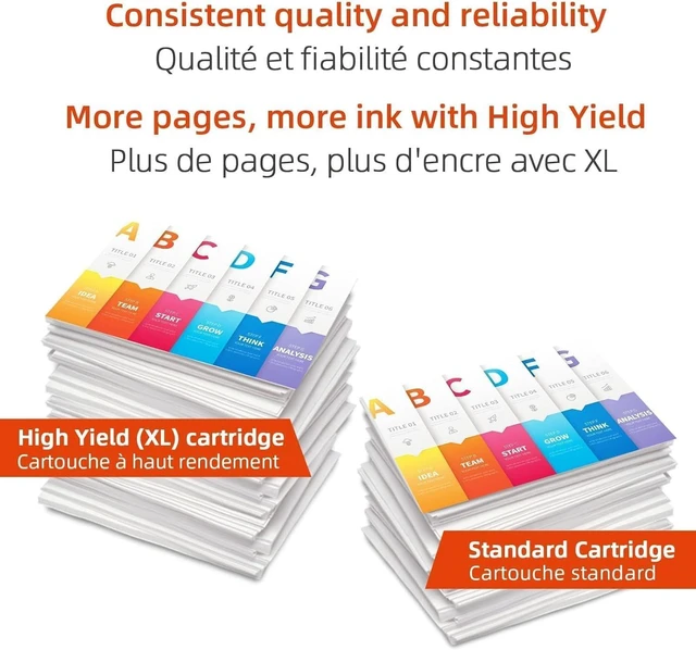 Alt view image 4 of 6 - PG-275 XL/CL-276 XL High Yield Compatible for Canon 275 276 XL Ink Cartridges Replacement for Canon Printer Ink 275 276 Compatible for Canon Pixma TS3720 TR4720 TR4700 TR4723 TR4722 TS3500 Printer